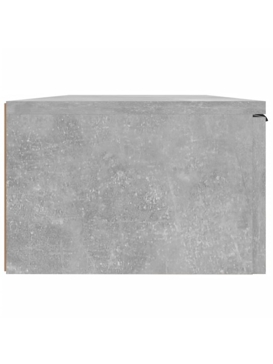 Nástěnné skříňky 2 ks betonově šedé 68x30x20cm kompozitní dřevo