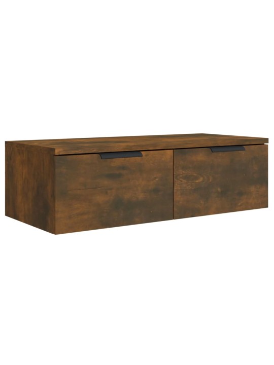 Nástěnné skříňky 2 ks kouřový dub 68x30x20 cm kompozitní dřevo