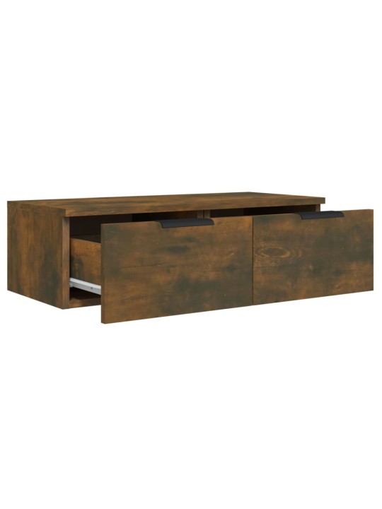 Nástěnné skříňky 2 ks kouřový dub 68x30x20 cm kompozitní dřevo