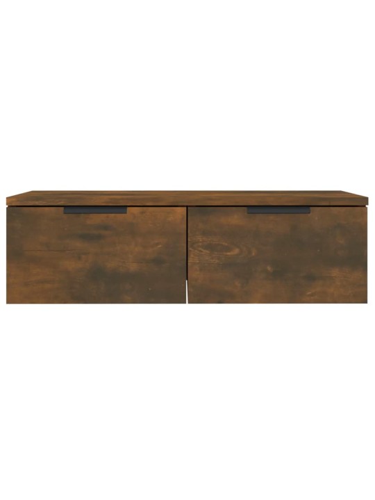 Nástěnné skříňky 2 ks kouřový dub 68x30x20 cm kompozitní dřevo
