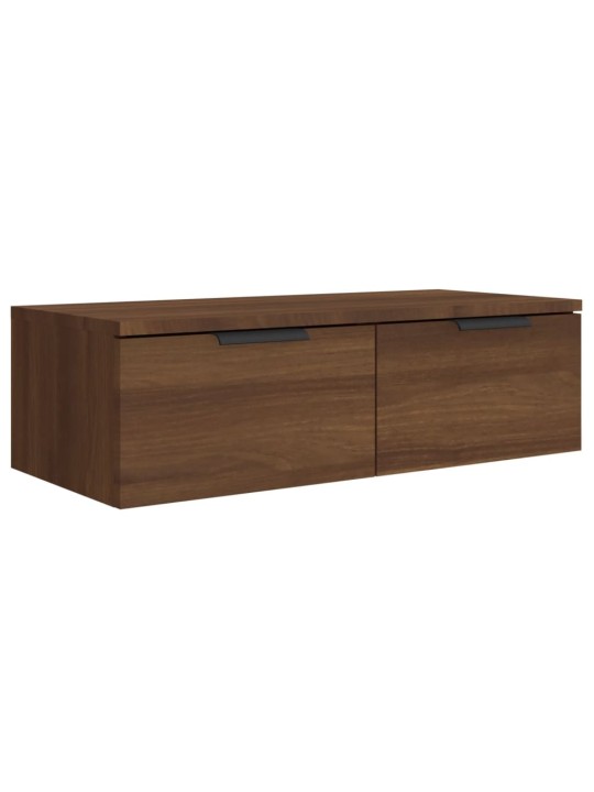 Nástěnné skříňky 2 ks hnědý dub 68x30x20 cm kompozitní dřevo