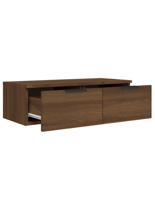 Nástěnné skříňky 2 ks hnědý dub 68x30x20 cm kompozitní dřevo