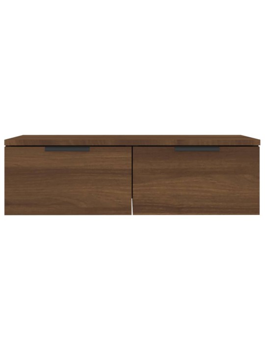 Nástěnné skříňky 2 ks hnědý dub 68x30x20 cm kompozitní dřevo