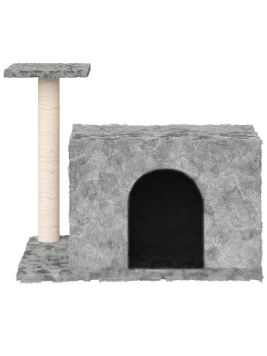 Škrabadlo pro kočky se sisalovým sloupkem světle šedé 51 cm