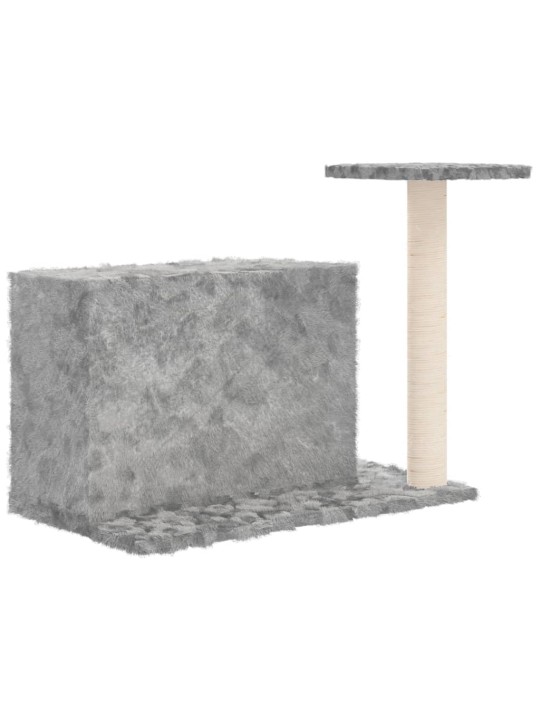 Škrabadlo pro kočky se sisalovým sloupkem světle šedé 51 cm