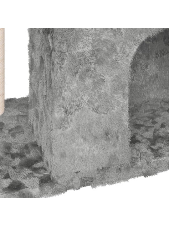 Škrabadlo pro kočky se sisalovým sloupkem světle šedé 51 cm