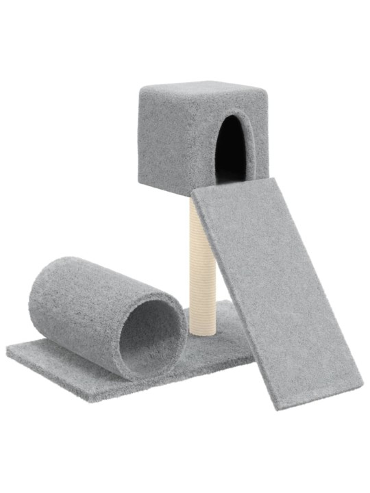 Škrabadlo pro kočky se sisalovým sloupkem světle šedé 59 cm