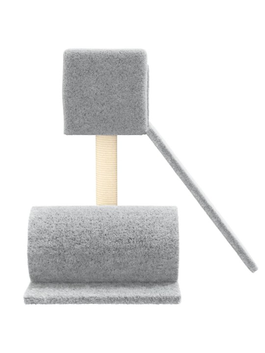 Škrabadlo pro kočky se sisalovým sloupkem světle šedé 59 cm
