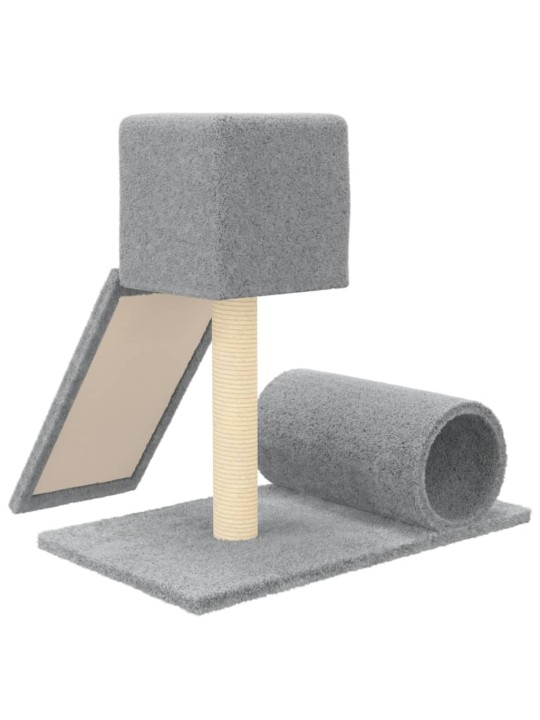 Škrabadlo pro kočky se sisalovým sloupkem světle šedé 59 cm