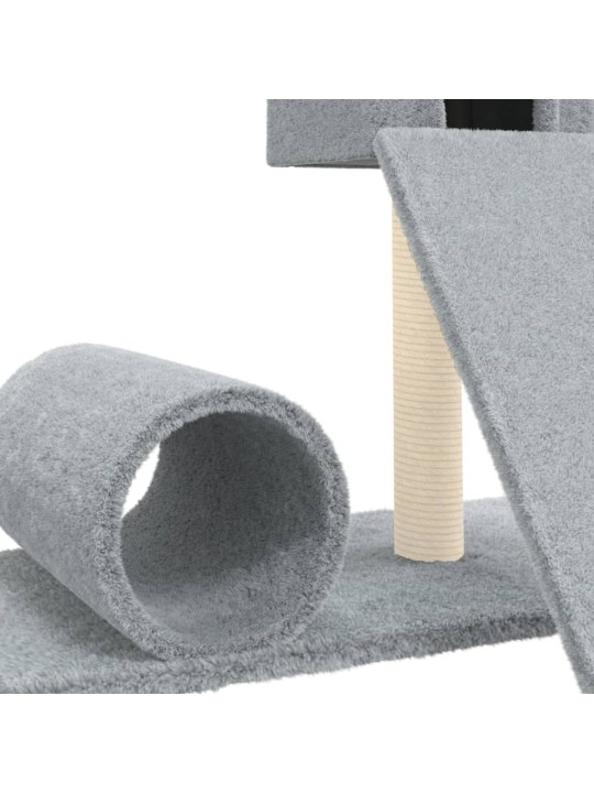 Škrabadlo pro kočky se sisalovým sloupkem světle šedé 59 cm