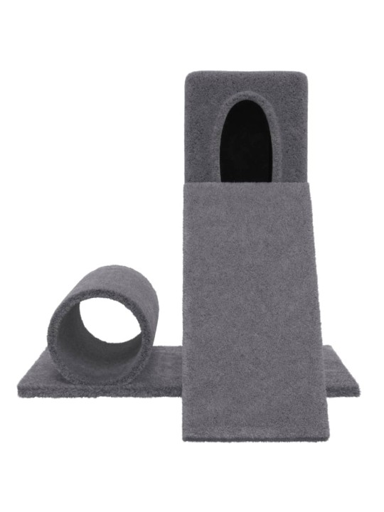 Škrabadlo pro kočky se sisalovým sloupkem tmavě šedé 59 cm