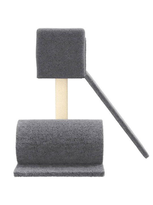 Škrabadlo pro kočky se sisalovým sloupkem tmavě šedé 59 cm