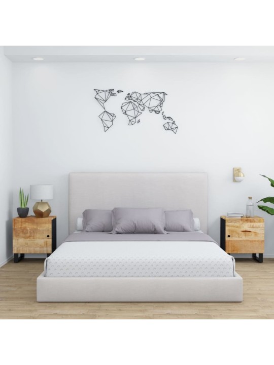 Noční stolky 2 ks 40 x 33 x 46 cm masivní mangovníkové dřevo