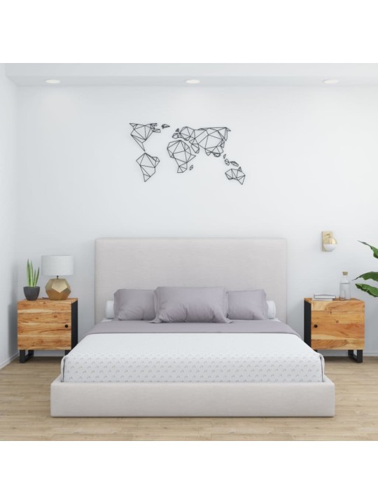 Noční stolky 2 ks 40 x 33 x 46 cm masivní akáciové dřevo