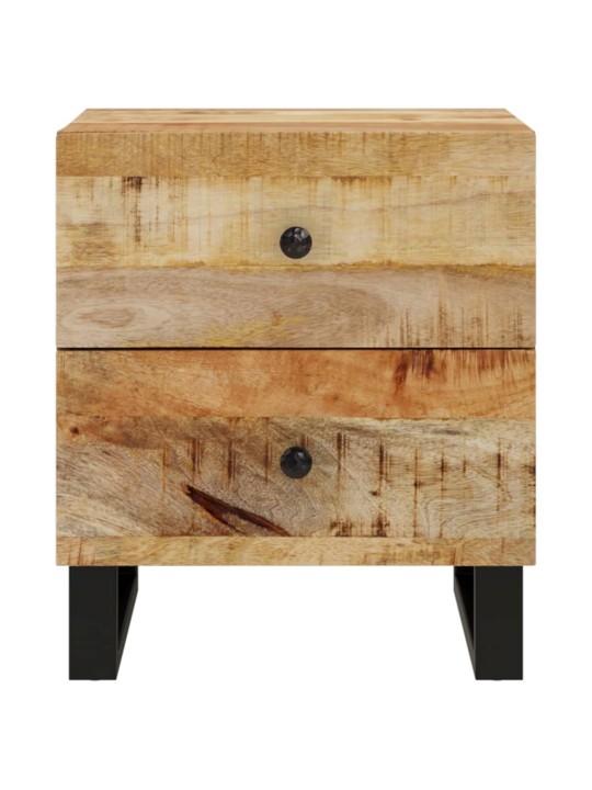 Noční stolky 2 ks 40 x 33 x 46 cm masivní mangovníkové dřevo