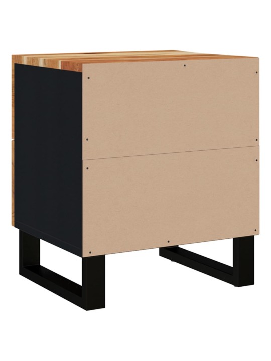 Noční stolky 2 ks 40 x 33 x 46 cm masivní akáciové dřevo