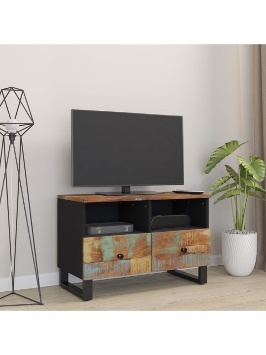 TV skříňka 70 x 33 x 46 cm masivní recyklované dřevo