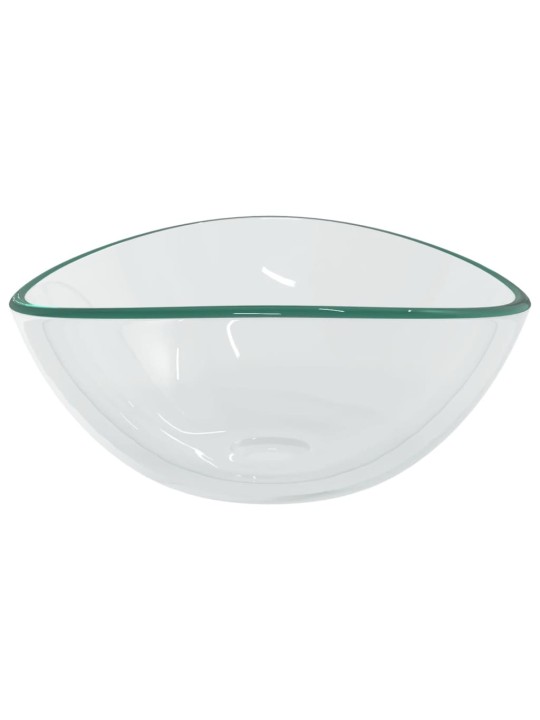 Umyvadlo tvrzené sklo 54,5 x 35 x 15,5 cm průhledné