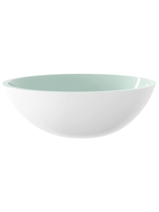 Umyvadlo sklo 50 x 37 x 14 cm bílé