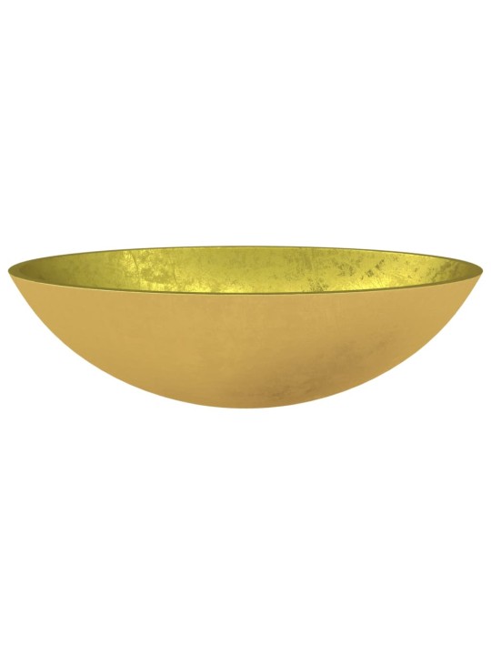 Umyvadlo sklo 50 x 37 x 14 cm zlaté