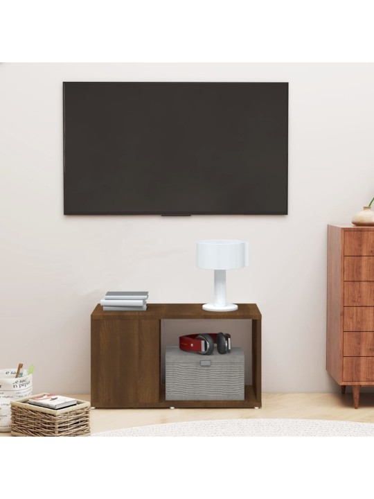 TV skříňka hnědý dub 60 x 24 x 32 cm kompozitní dřevo