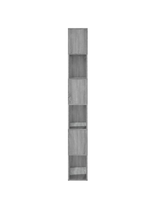 Knihovna / dělicí stěna šedá sonoma 60x24x186 cm