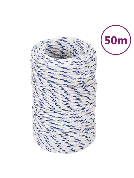 Lodní lano bílé 2 mm 50 m polypropylen