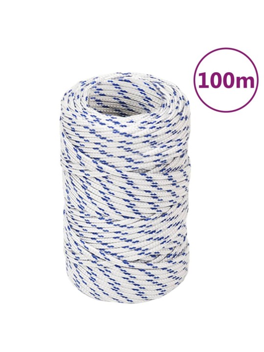 Lodní lano bílé 2 mm 100 m polypropylen