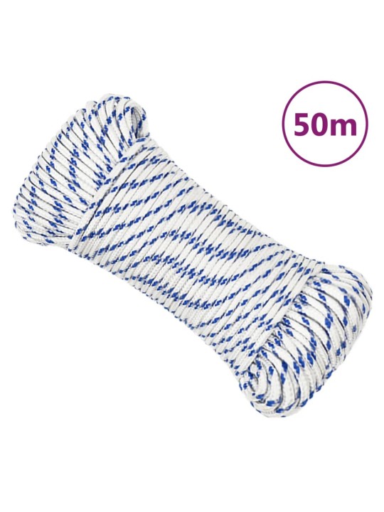 Lodní lano bílé 3 mm 50 m polypropylen