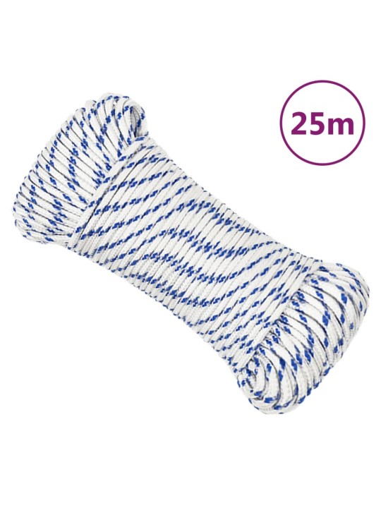 Lodní lano bílé 5 mm 25 m polypropylen