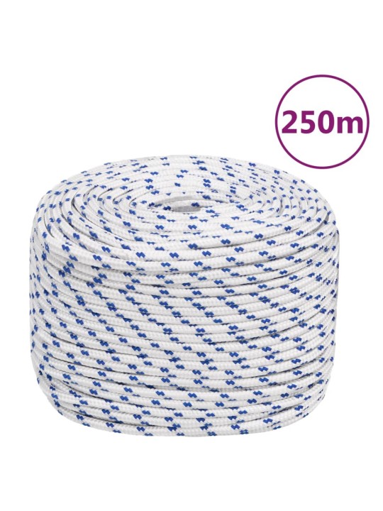 Lodní lano bílé 8 mm 250 m polypropylen