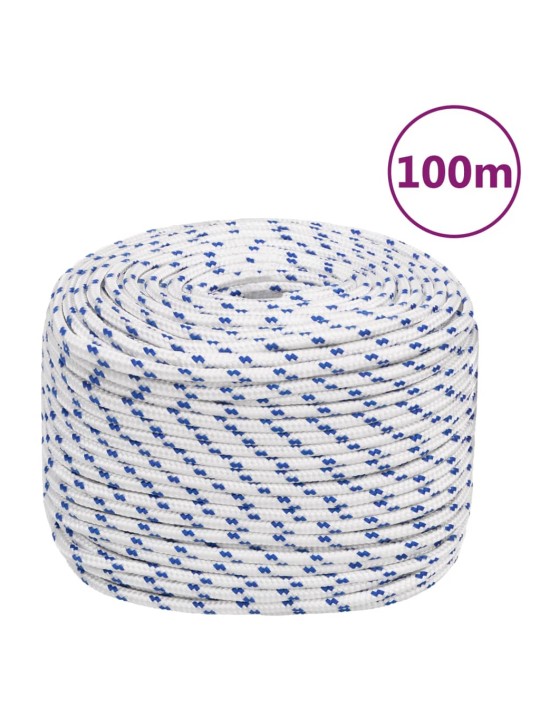 Lodní lano bílé 10 mm 100 m polypropylen