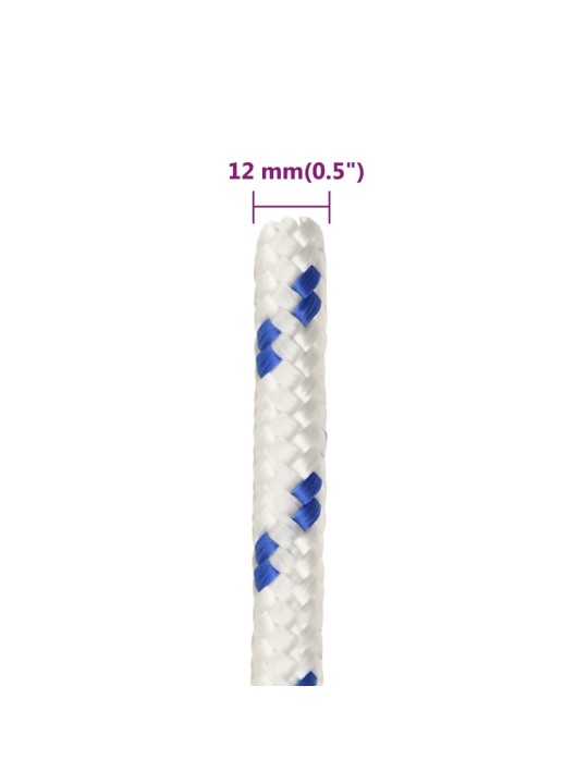 Lodní lano bílé 12 mm 25 m polypropylen