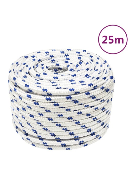 Lodní lano bílé 14 mm 25 m polypropylen