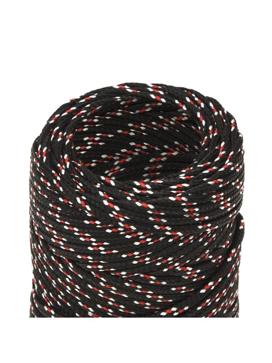 Lodní lano černé 2 mm 50 m polypropylen