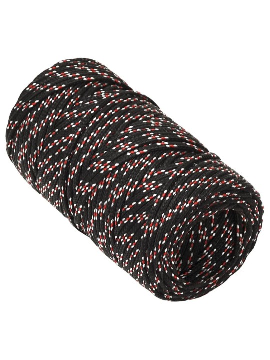 Lodní lano černé 2 mm 500 m polypropylen