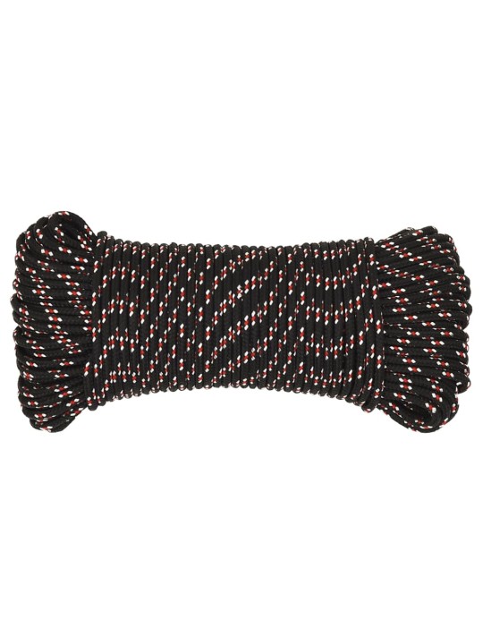 Lodní lano černé 3 mm 500 m polypropylen