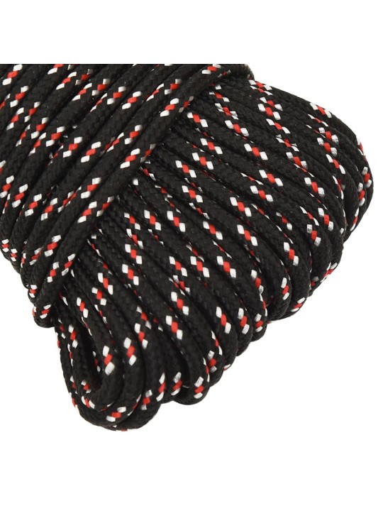 Lodní lano černé 4 mm 50 m polypropylen