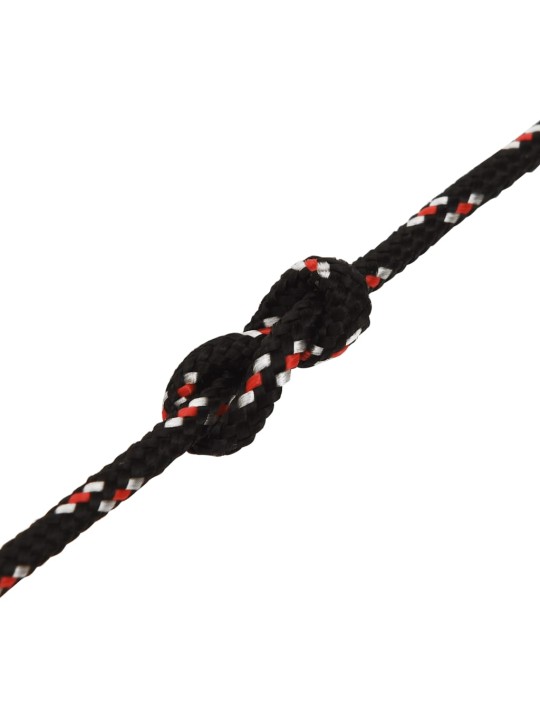 Lodní lano černé 4 mm 100 m polypropylen