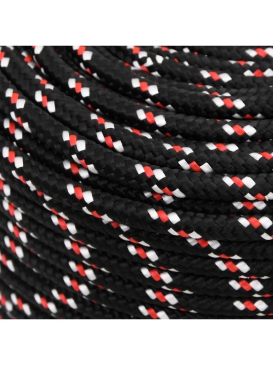 Pracovní lano černé 6 mm 250 m polypropylen