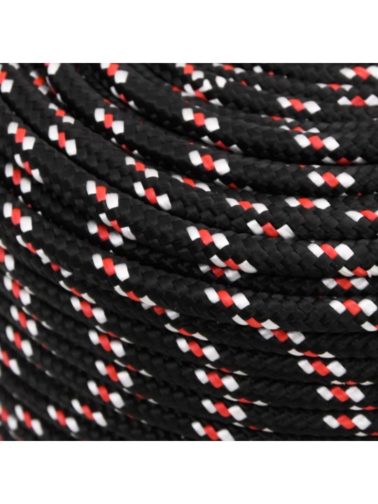Pracovní lano černé 10 mm 25 m polypropylen