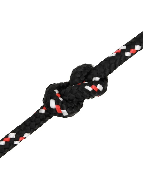 Pracovní lano černé 10 mm 25 m polypropylen