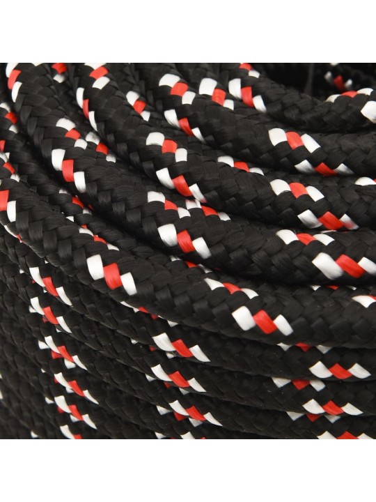 Lodní lano černé 14 mm 25 m polypropylen