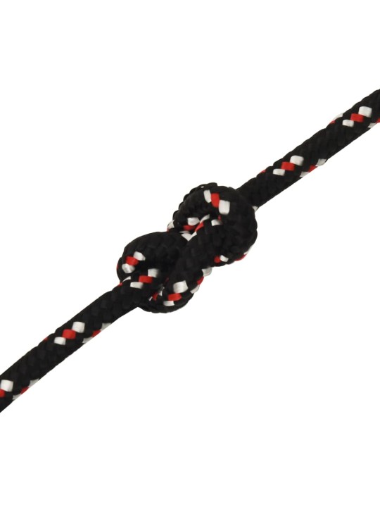 Lodní lano černé 14 mm 25 m polypropylen