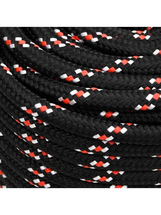 Lodní lano černé 18 mm 100 m polypropylen