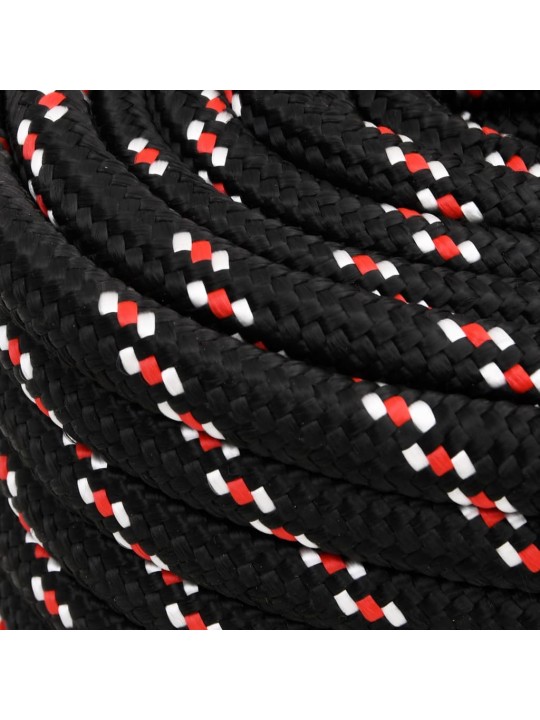 Lodní lano černé 20 mm 25 m polypropylen