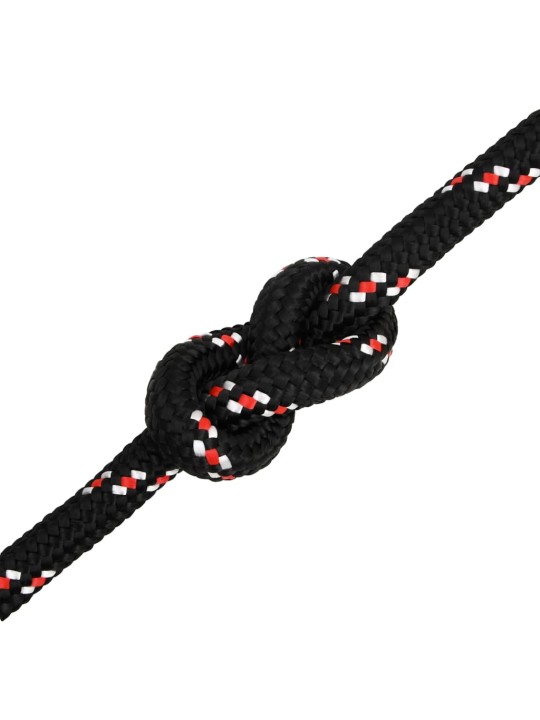 Lodní lano černé 20 mm 25 m polypropylen
