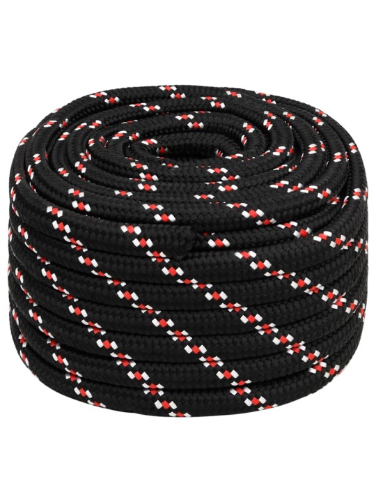 Lodní lano černé 20 mm 50 m polypropylen