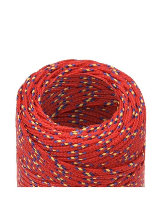 Lodní lano červené 2 mm 50 m polypropylen