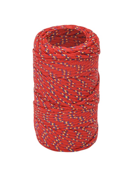Lodní lano červené 2 mm 250 m polypropylen